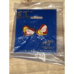 Vtg. 1982 E.T. The Extra-Terrestrial & Gertie Earrings